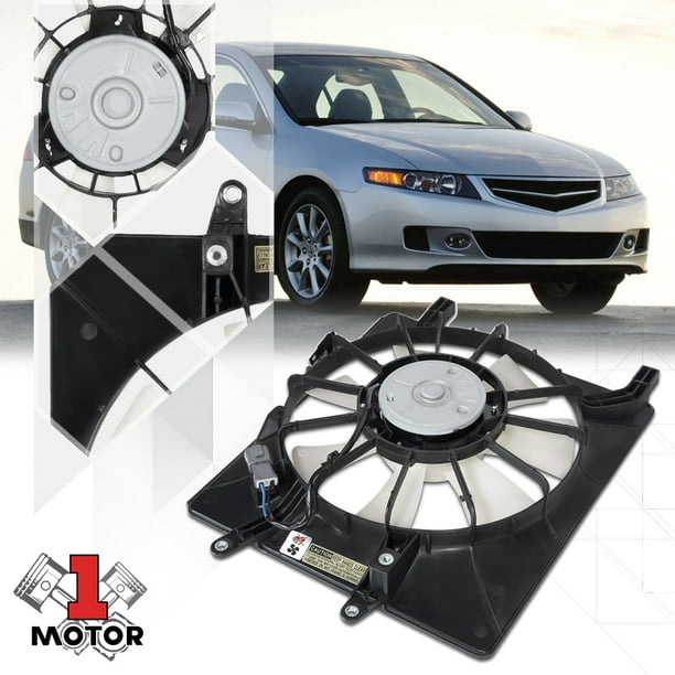 FOR 04-08 ACURA TSX OE STYLE AC CONDENSER COOLING FAN SHROUD ASSEMBLY AC3113108